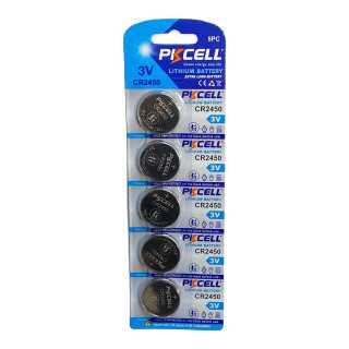 Set 5 baterii PKCELL CR2450 3V LITHIUM (623)