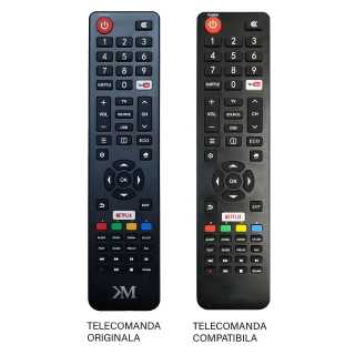 Telecomanda inlocuitoare compatibil cu originalul pentru TV Kruger&Matz PIL0357 (338-3)