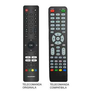 Telecomanda inlocuitoare compatibila cu originalul pentru TV Blaupunkt 32HAE4000 (587)
