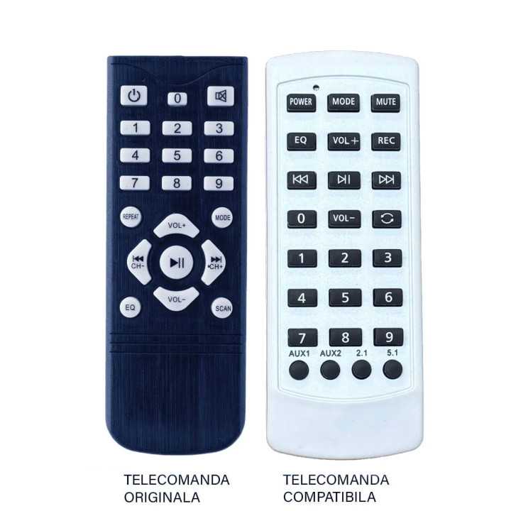 Telecomanda inlocuitoare pentru boxa portabila JRH 15 PRO compatibil cu originalul (654)