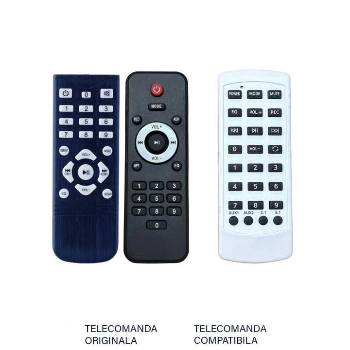 Telecomanda inlocuitoare pentru boxa portabila JRH DP-284 compatibil cu originalul (655)