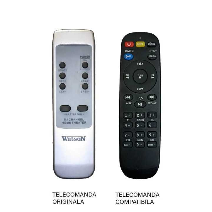 Telecomanda inlocuitoare pentru boxa Watson AS5451 compatibil cu originalul (656)