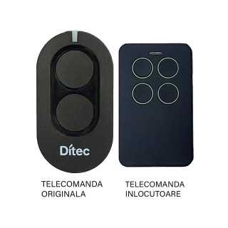 Telecomanda inlocuitoare pentru poarta garaj Ditec Zen 2 4 Butoane/ cod saritor/ 433.92Mhz (811-1)