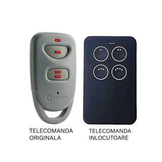 Telecomanda inlocuitoare poarta garaj Erreka Lira de doua si patru canale/ cod saritor/ 433.92MHz (814)