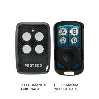 Telecomanda inlocuitoare poarta garaj Proteco ANGIE 4 de doua si patru canale/ cod fix/ 433.92MHz (843)