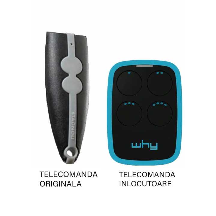 Telecomanda inlocuitoare poarta garaj Stagnoli Venus Av221 cod saritor/ 433.92MHz (593)