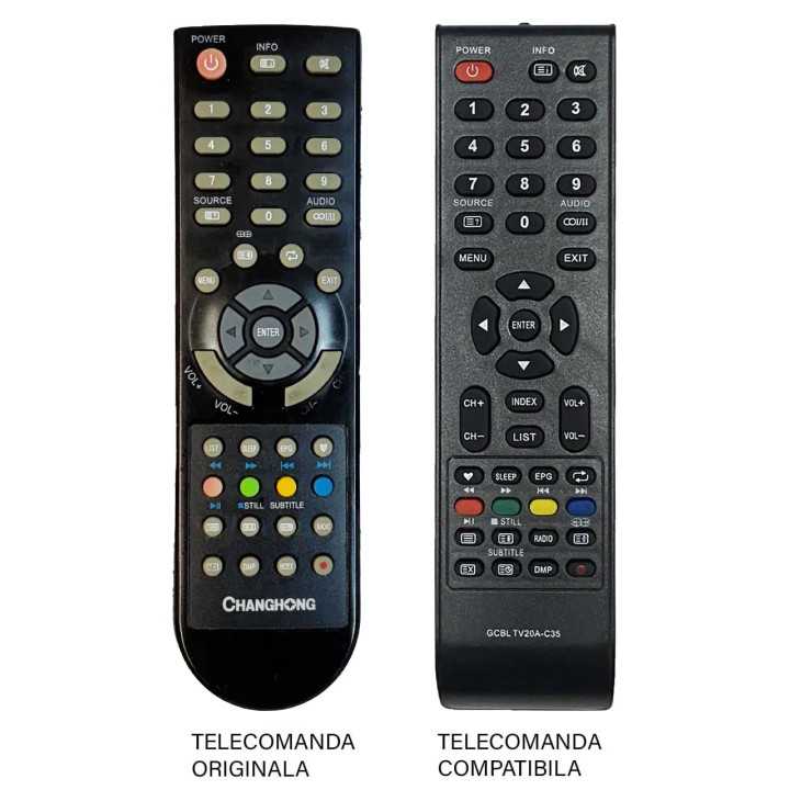 Telecomanda inlocuitoare TV Chanchong LCD compatibil cu originalul (28-1)
