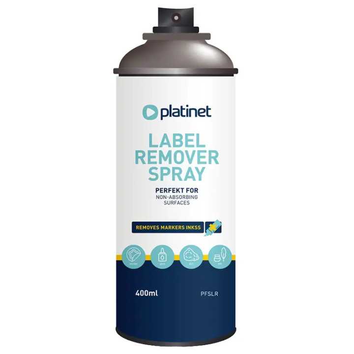 Spray pentru indepartarea etichetelor adezive Platinet PFSLR LABEL REMOVER 400ml