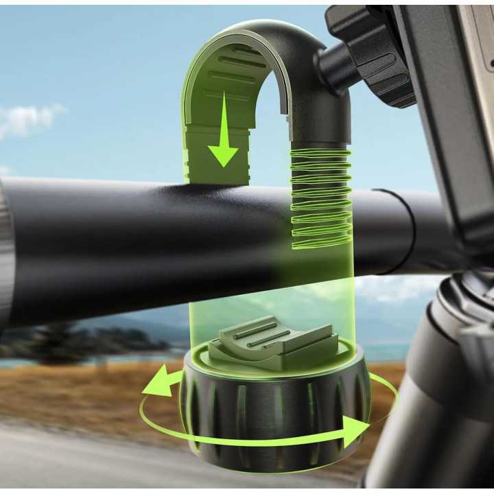 Suport pentru telefon 4.7-7" pe bicicleta HEAVY DUTY PLATINET PUBH4230