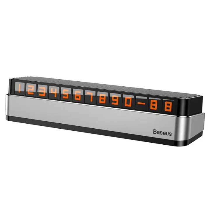 Suport numar de telefon parbriz BASEUS ACNUM-B0S