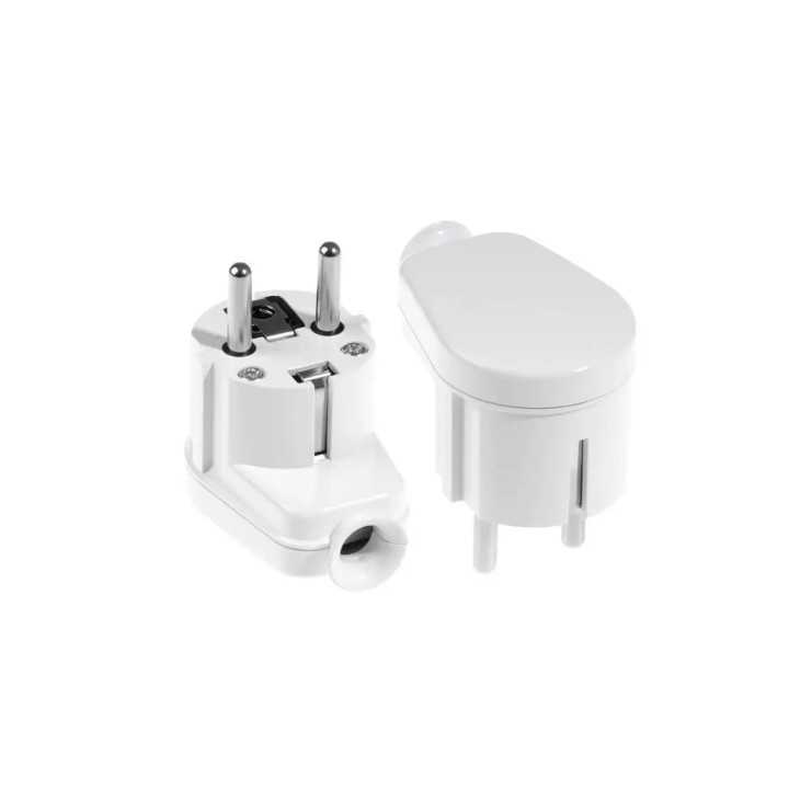 Stecher Shuko iesire laterala alb WT-16U/WE Plastrol