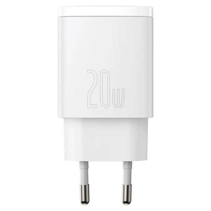 Incarcator retea 100-240V - 1x USB Type-C 1x USB QC 20W BASEUS CCXJ-B02