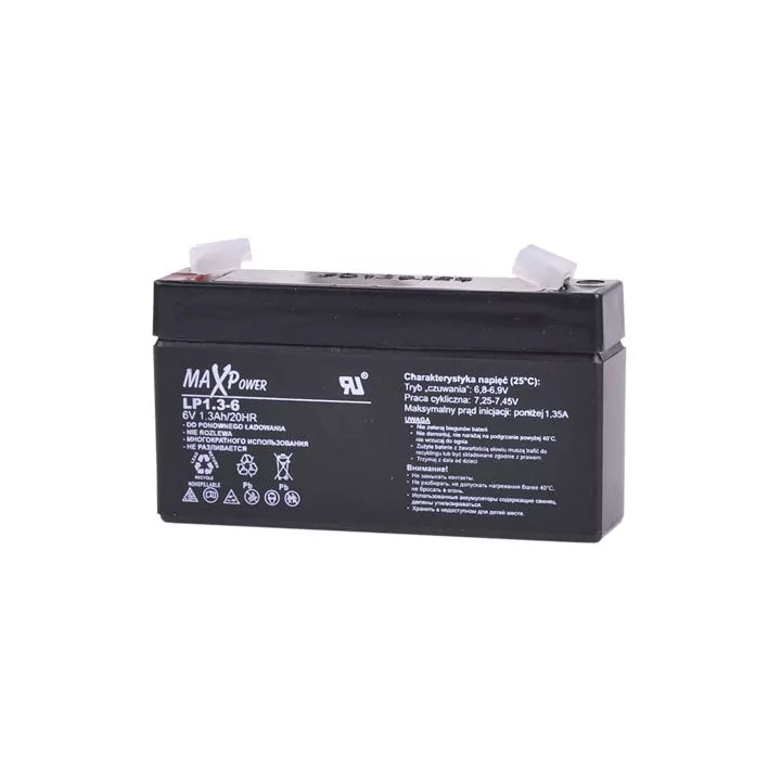 Acumulator stationar SLA Acid Plumb 6V 1.3Ah MaxPower Vipow