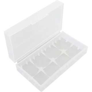 Suport carcasa pentru acumulatori 2x 18650 transparent