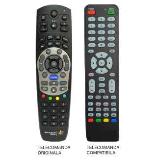 Telecomanda inlocuitoare compatibila Receiver DOLCE HD gri ER 910 /MFY 900 (186)