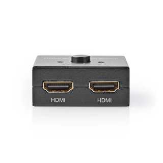 Switch HDMI bidirectional intrare 1x HDMI - 2x HDMI iesire 4K 60Hz Nedis VSWI3482AT