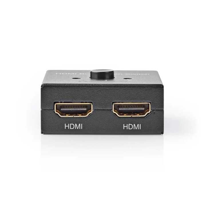 Switch HDMI bidirectional intrare 1x HDMI - 2x HDMI iesire 4K 60Hz Nedis VSWI3482AT