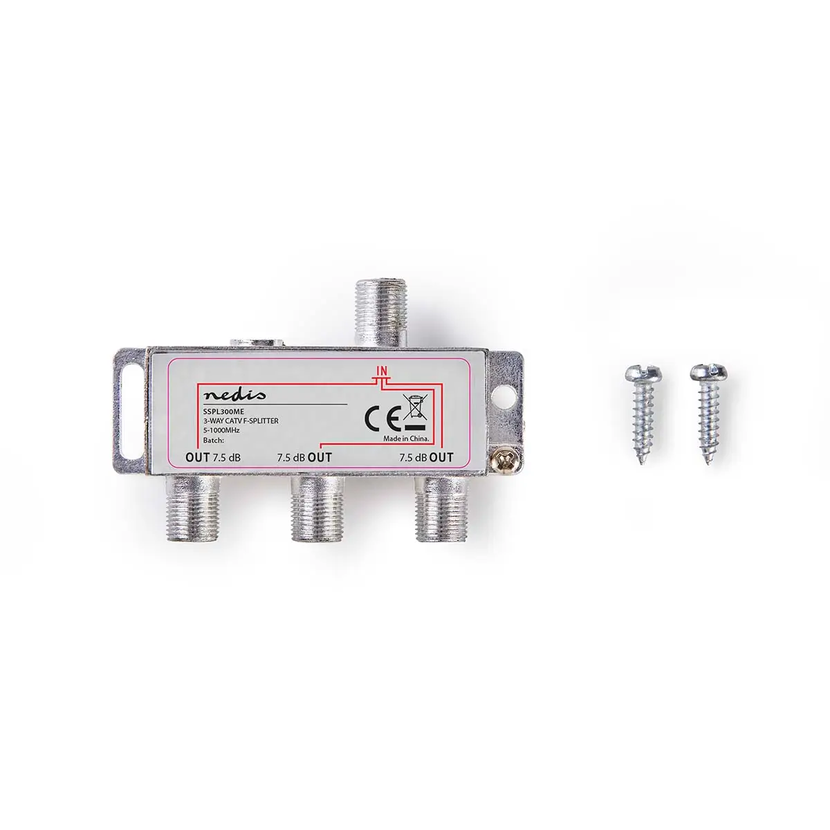 Distribuitor semnal TV 3 cai 5-1000 Mhz Nedis SSPL300ME