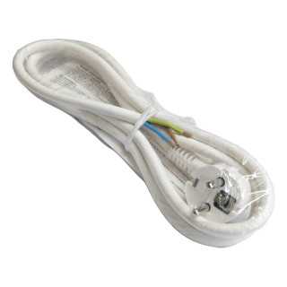 Cordon alimentare Schuko - fire libere 2m alb 16A 3500W 3x1.5mm2 cupru 3G1.5 Wconn CA15A02