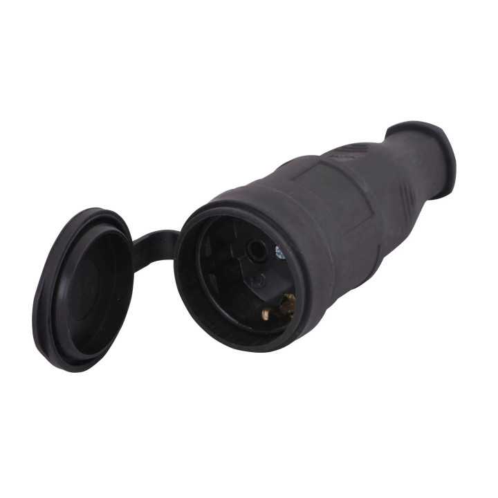 Cupla schuko cauciuc 16A 3500W IP44 Lezard 106-0400-0102