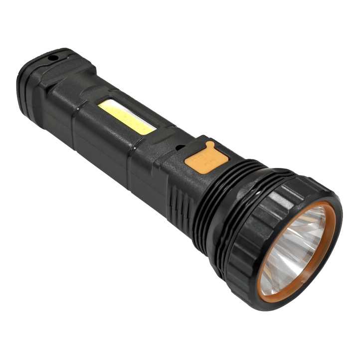 Lanterna LED USB + SOLAR 120lm neagra YF-1128