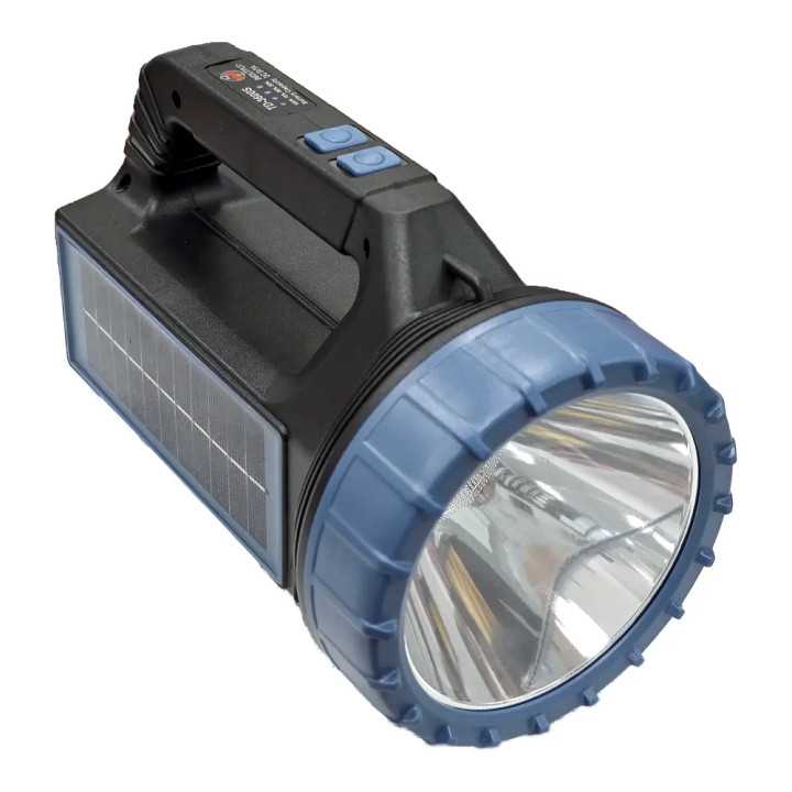 Lanterna LED USB + SOLAR 400lm negru/albastru TD-3600S