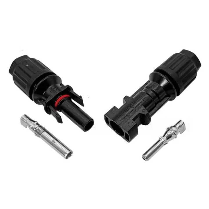 Set 2 conectori SOLAR MC4-6MM mama+tata