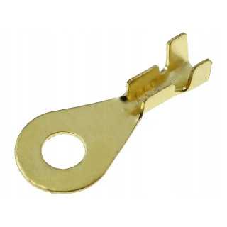 Papuc terminal inelar neizolat M4 0.8-2.5mm2 pe cablu crimpare 4CarMedia KON-M4