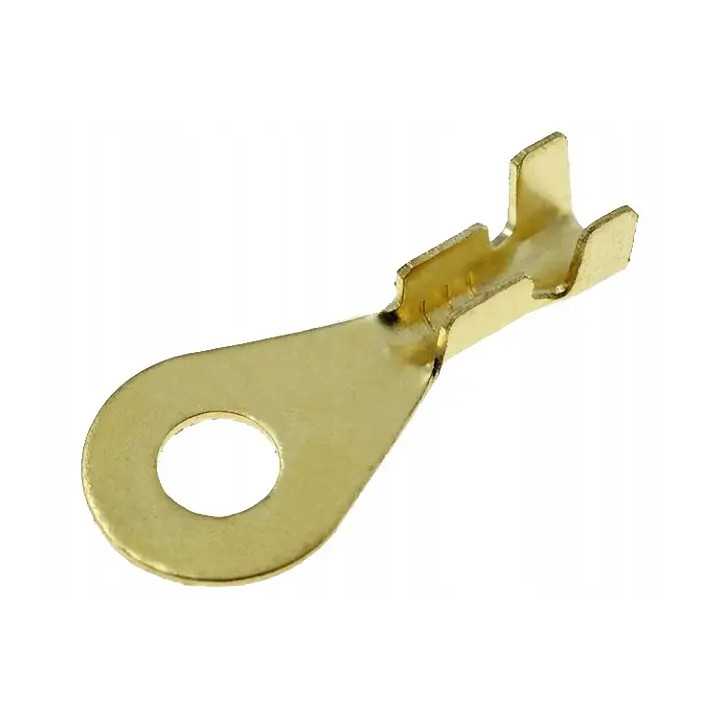 Papuc terminal inelar neizolat M4 0.8-2.5mm2 pe cablu crimpare 4CarMedia KON-M4