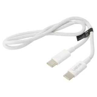 Cablu USB 2.0 C - USB C 0.5m 3A 60W alb 480Mbps date /incarcare Logilink CU0340