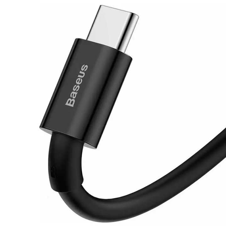 Cablu Baseus CATYS-B01 USB - Tip C 1m 66W 6A PD2.0 negru