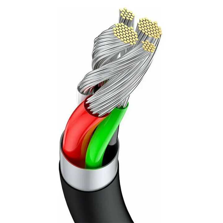 Cablu Baseus CATYS-B01 USB - Tip C 1m 100W 6A PD2.0 negru