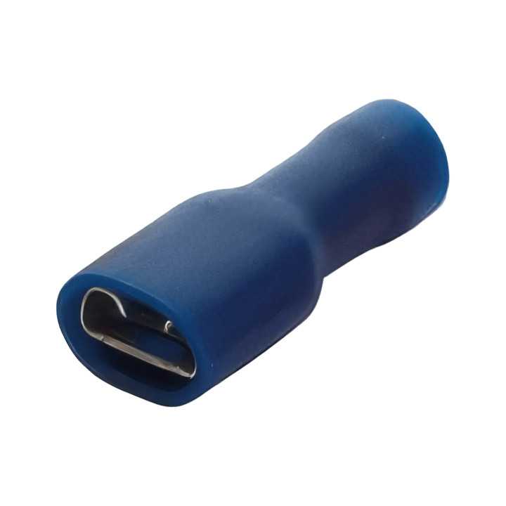 FFD-2638 Papuc auto mama 6.35mm albastru complet izolat 1.5-2.5mm2/0.8x6.35mm Safak FFD-2638