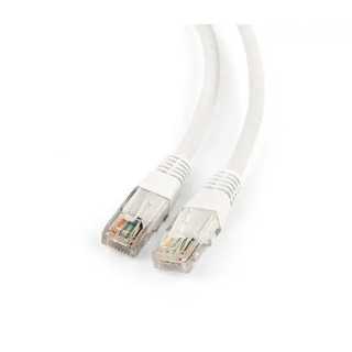 Patch cord UTP SPACER CAT5e 25cm cupru aluminiu AWG26 alb SP-PT-CAT5-0.25M