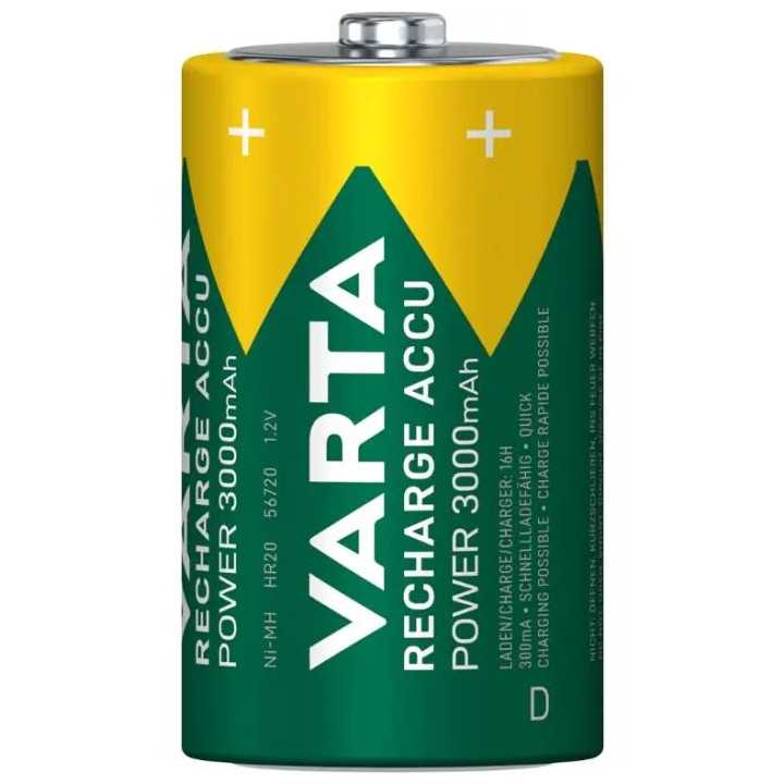 Set acumulatori Varta Ni-Mh D R20 1.2V 3000mAh Ready to use 2buc