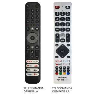 Telecomanda inlocuitoare pentru TV TCL CRC833V (574-1)