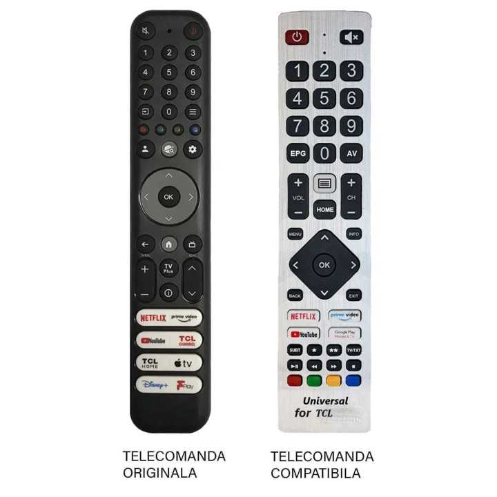 Telecomanda inlocuitoare pentru TV TCL CRC833V (574-1)