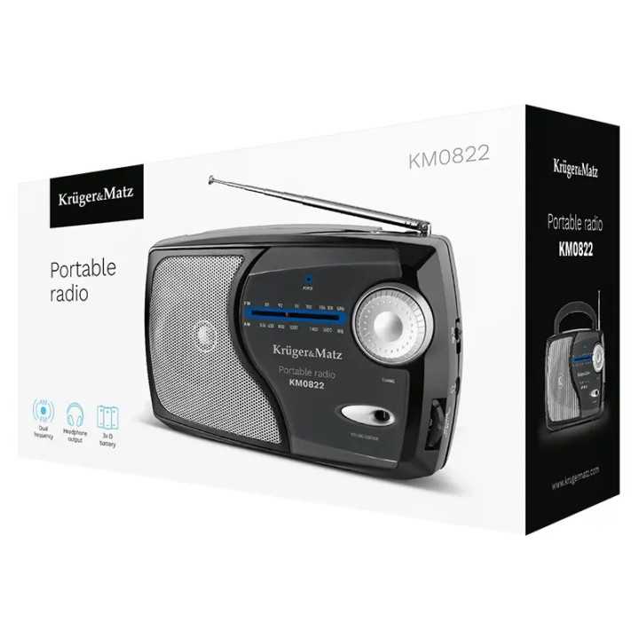 Radio portabil AM /FM Kruger&Matz KM0822
