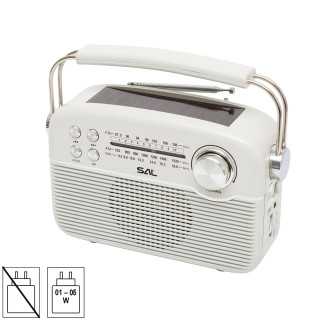 Radio hibrid AC-DC /SOLAR FM-AM-SW Bluetooth SAL RPR9