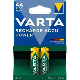 Set acumulatori R6 AA 2100mAh Ready2Use 2buc/blister Varta