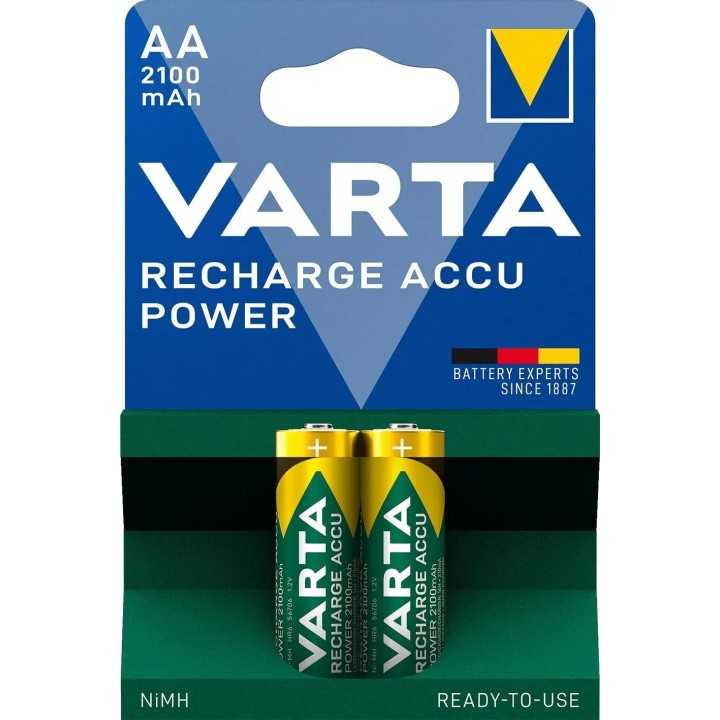 Set acumulatori R6 AA 2100mAh Ready2Use 2buc/blister Varta