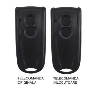 Telecomanda inlocuitoare poarta garaj 2 butoane cod saritor frecventa 433.92MHz EcoStar Rsc2 compatibila cu originalul (812)