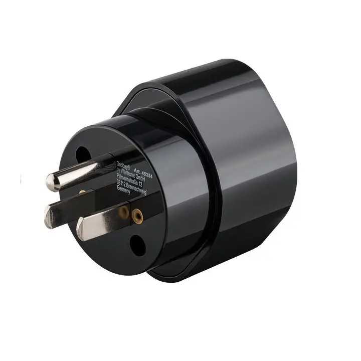 Adaptor calatorie CEE 7/3 Schuko mama la priza US /Japonia Tip B /NEMA 5-15 /3 pini negru