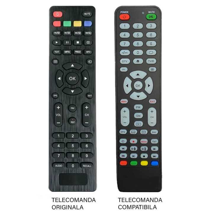 Telecomanda inlocuitoare compatibila pentru TV CABLETECH PIL0327 (674)