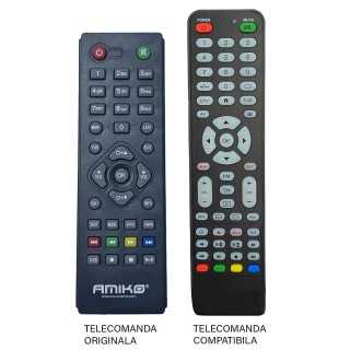 Telecomanda inlocuitoare compatibila pentru receptor Amiko T765 (676)