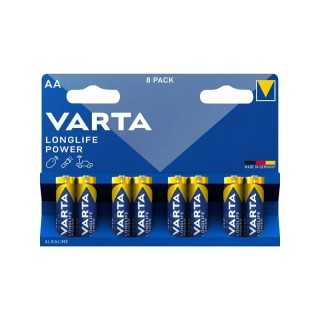 Set 8 baterii VARTA LONGLIFE POWER alcaline AA LR6 1.5V 749 937