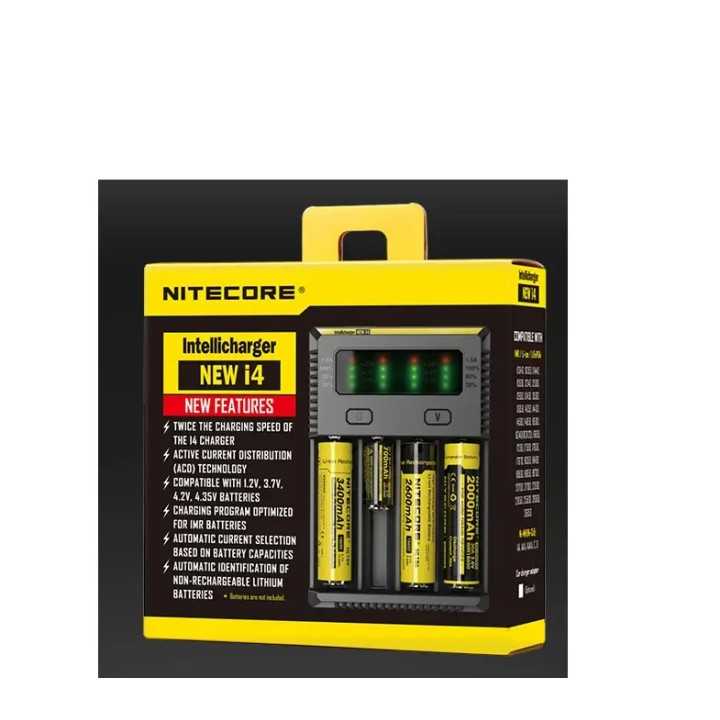 Incarcator universal acumulatori x2 Li-ion /Ni-Cd /Ni-Mh /LCD /230V NITECORE I2