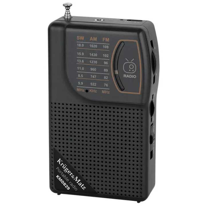 Radio portabil analog AM /FM /SW 3W 125x70.5x35.4mm Kruger&atz KM0829