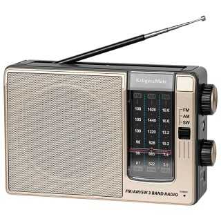 Radio portabil analog AM /FM /SW 3W 205x63.2x130mm Kruger&atz KM0830
