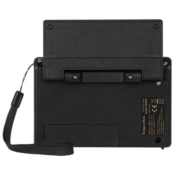 Radio portabil analog SOLAR AM /FM /SW 3W 145x60.9x96.4mm Kruger&atz KM0831